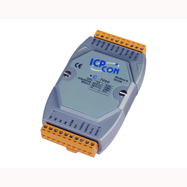 Icp Das RS-485 Remote I/O Module, M-7060 M-7060